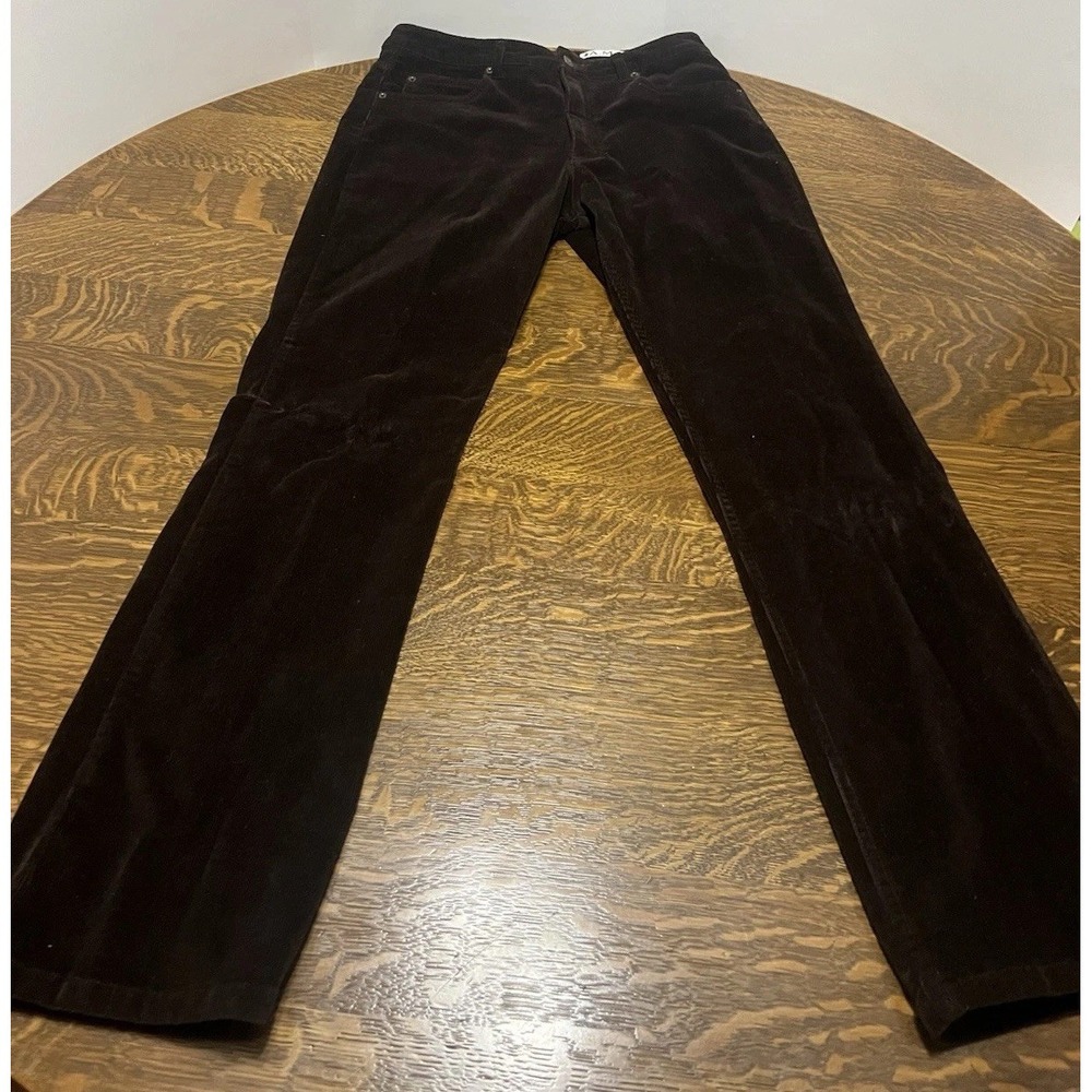 Vintage A.M.I. Corduroy Pants Womens 12 Brown Made in Hong Kong Straight